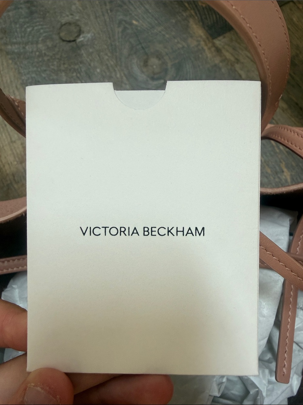 Victoria Beckham Women's Leather Tote Bag in Dusty Rose - Picture 4 of 5